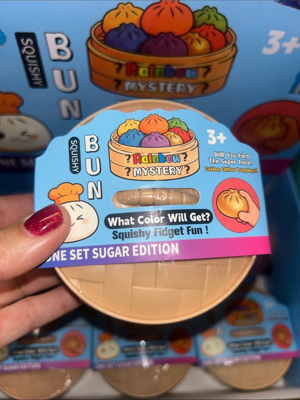 2 Sealed Glittery Stars Viral Dumpling